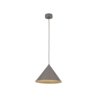 Pendant light M – conical, brown, E27 - Image 7