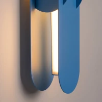 Wall lamp 91 cm – linear, azure, LED 3000K - Image 4