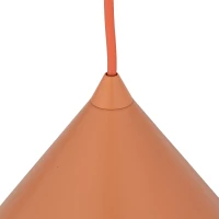 Pakabinamas šviestuvas CONO E27, 15 W, oranžinis - Nuotrauka 3