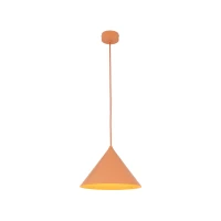 Pakabinamas šviestuvas CONO E27, 15 W, oranžinis - Nuotrauka 6