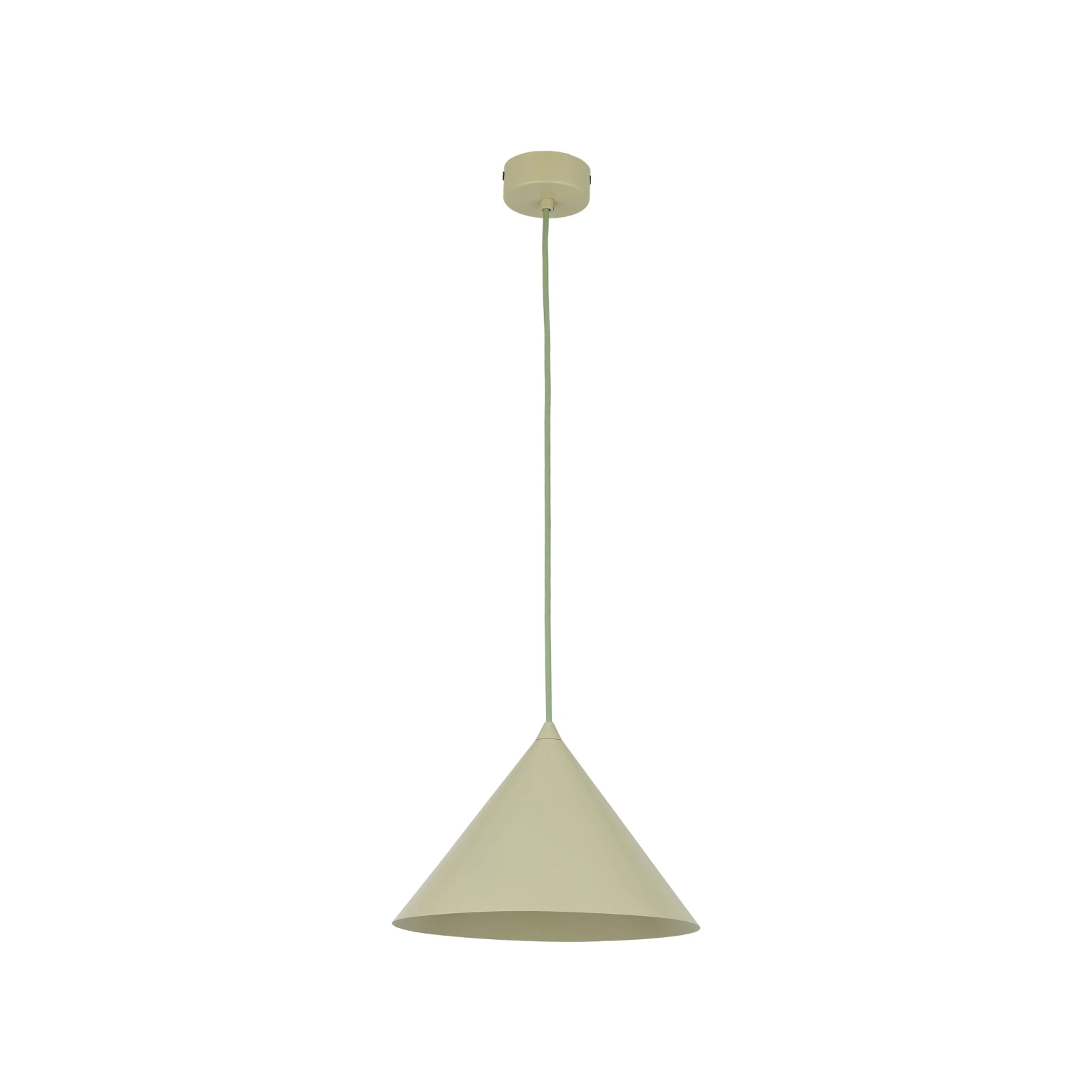 Pendant light M – conical, pistachio, E27