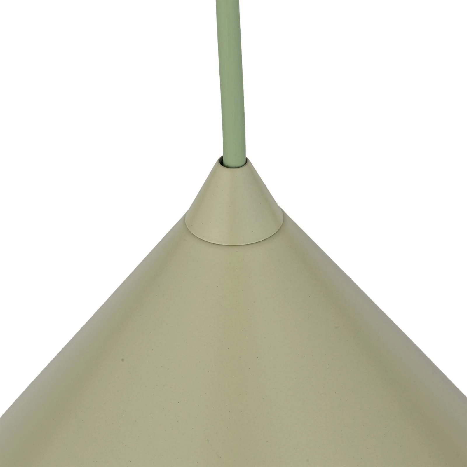 Pendant light M – conical, pistachio, E27