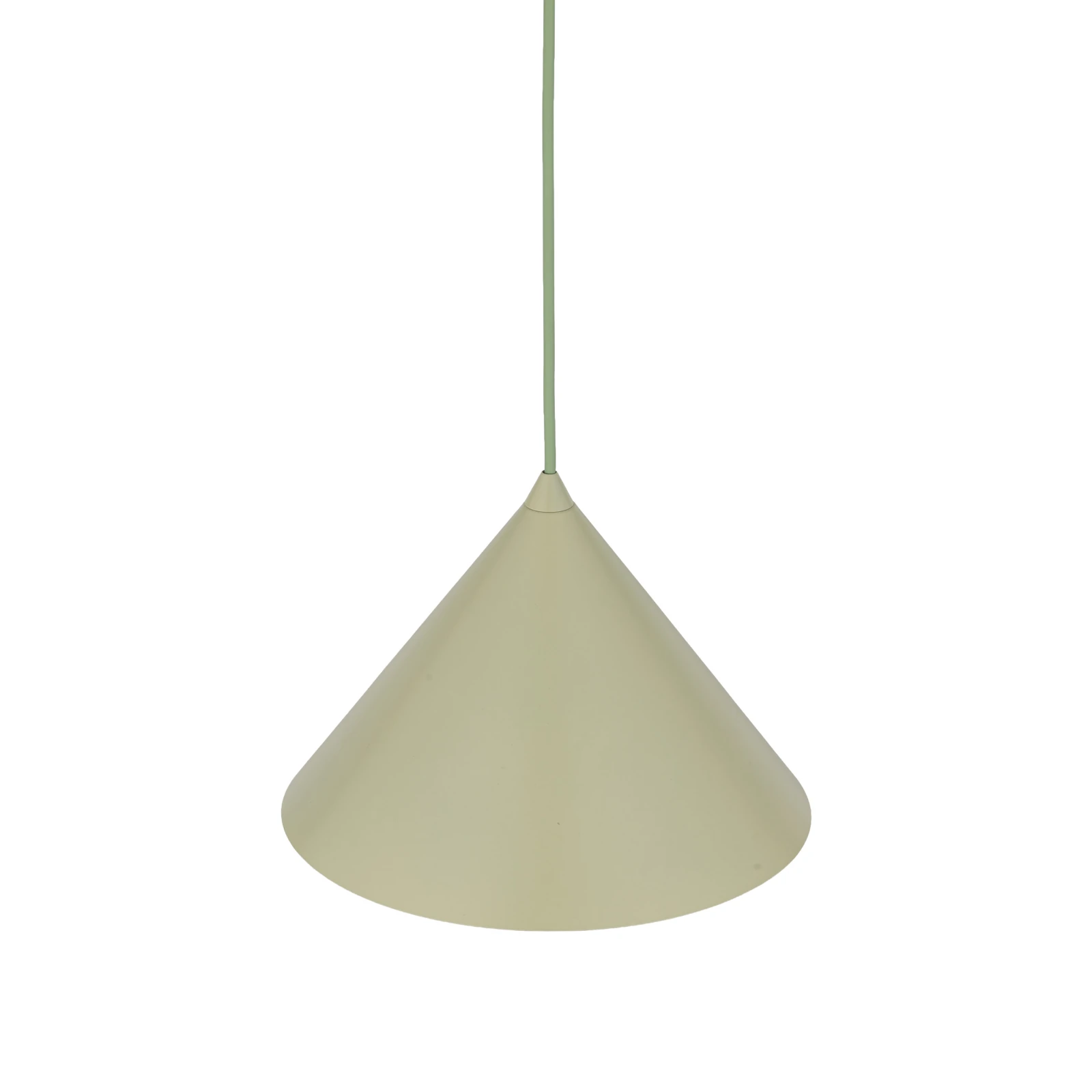 Pendant light M – conical, pistachio, E27