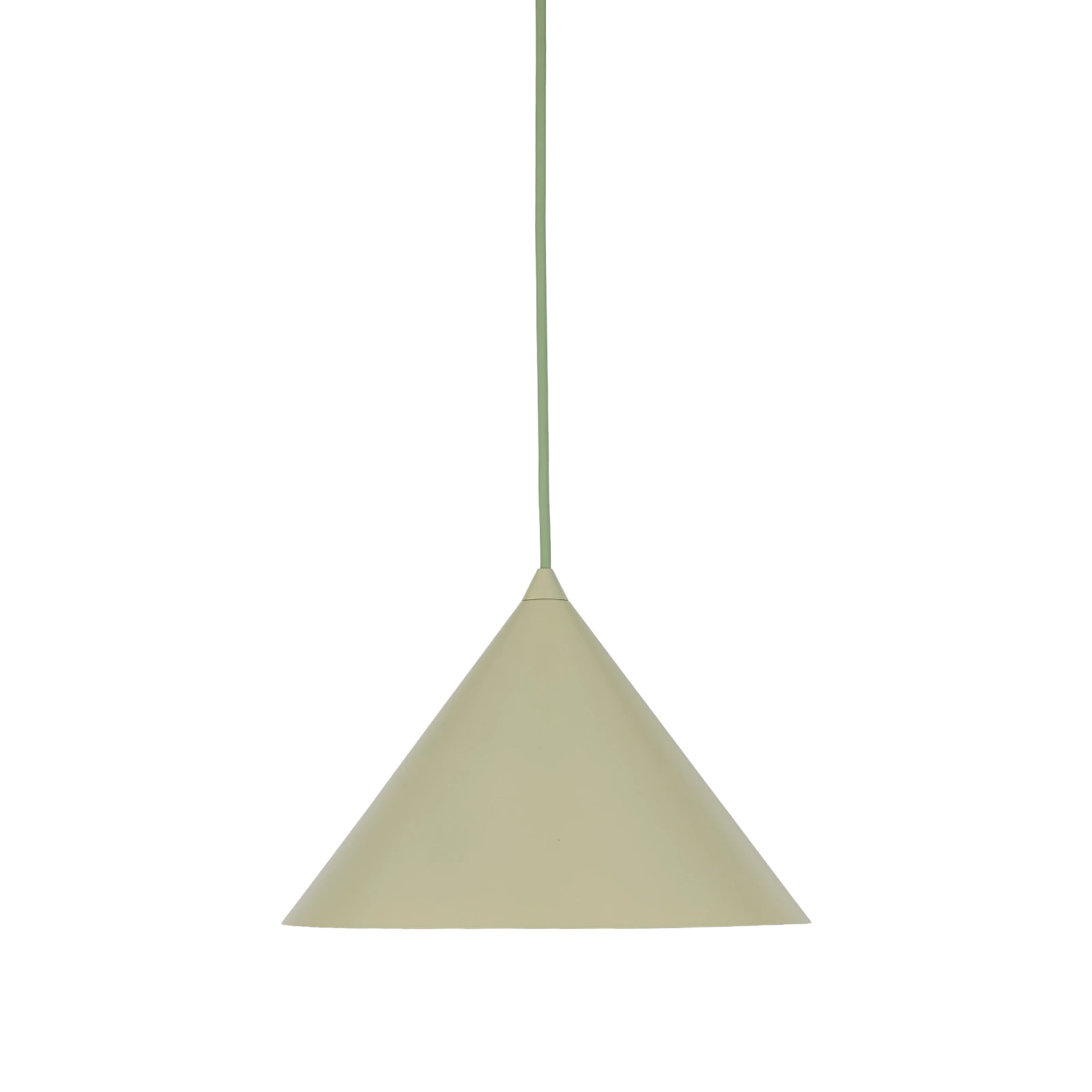 Pendant light M – conical, pistachio, E27