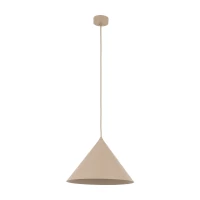 Pendant light L – cone shape, beige, E27 - Image 2