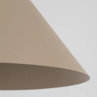 Pendant light L – cone shape, beige, E27 - Image 3