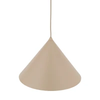 Pendant light L – cone shape, beige, E27 - Image 5