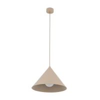 Pendant light L – cone shape, beige, E27 - Image 8