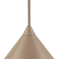 Pendant light XL – cone shape, beige, E27 - Image 5