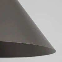 Pendant light L – conical, brown, E27 - Image 3