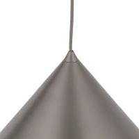 Pendant light L – conical, brown, E27 - Image 4