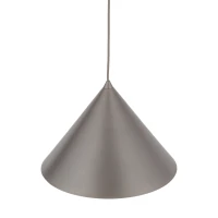 Pendant light L – conical, brown, E27 - Image 5