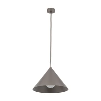 Pendant light L – conical, brown, E27 - Image 8