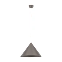 Pendant light L – conical, brown, E27 - Image 2
