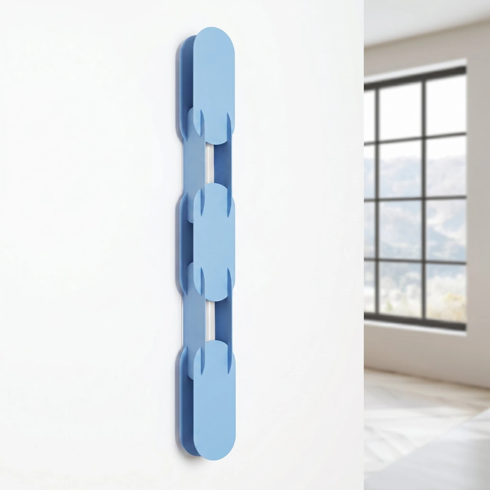 Wall lamp 91 cm – linear, azure, CRI98 LED