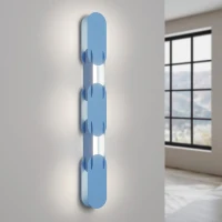 Wall lamp 91 cm – linear, azure, CRI98 LED - Image 1