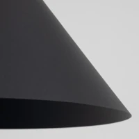 CONO L pendant light 15 W – conical, black, E27 socket - Image 3