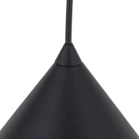 CONO L pendant light 15 W – conical, black, E27 socket - Image 4