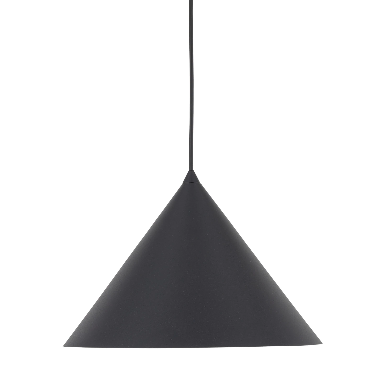CONO L pendant light 15 W – conical, black, E27 socket