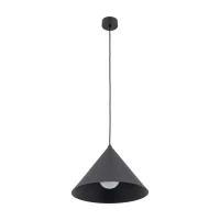 CONO L pendant light 15 W – conical, black, E27 socket - Image 8