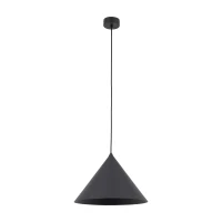 CONO L pendant light 15 W – conical, black, E27 socket - Image 2