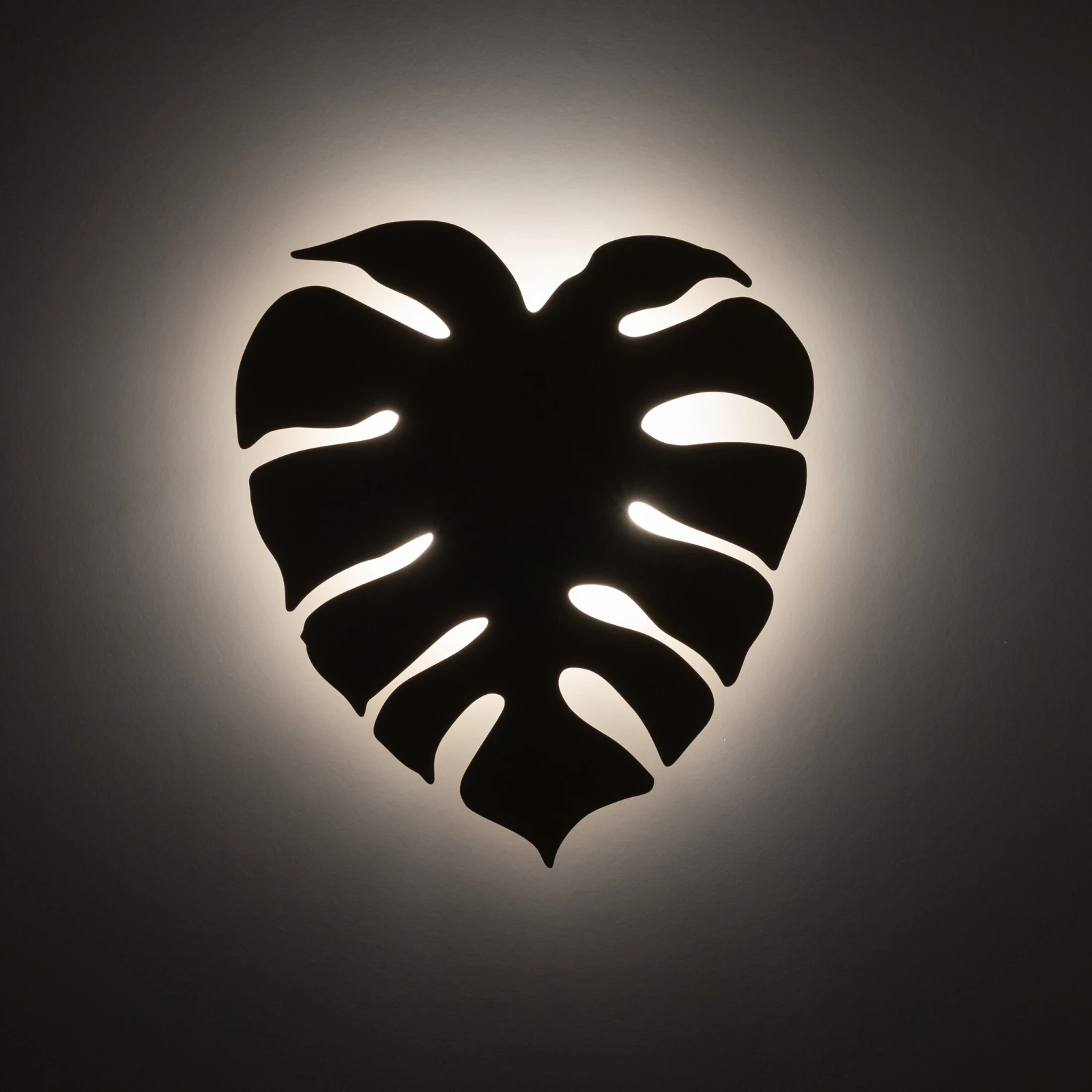 Wall light 4x8 W – XL leaf shape, beige, G9