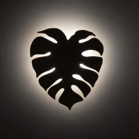 Wall light 4x8 W – XL leaf shape, beige, G9 - Image 3