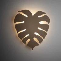 Wall light 4x8 W – XL leaf shape, beige, G9 - Image 6