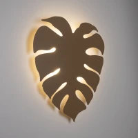 Wall light 4x8 W – XL leaf shape, beige, G9 - Image 7
