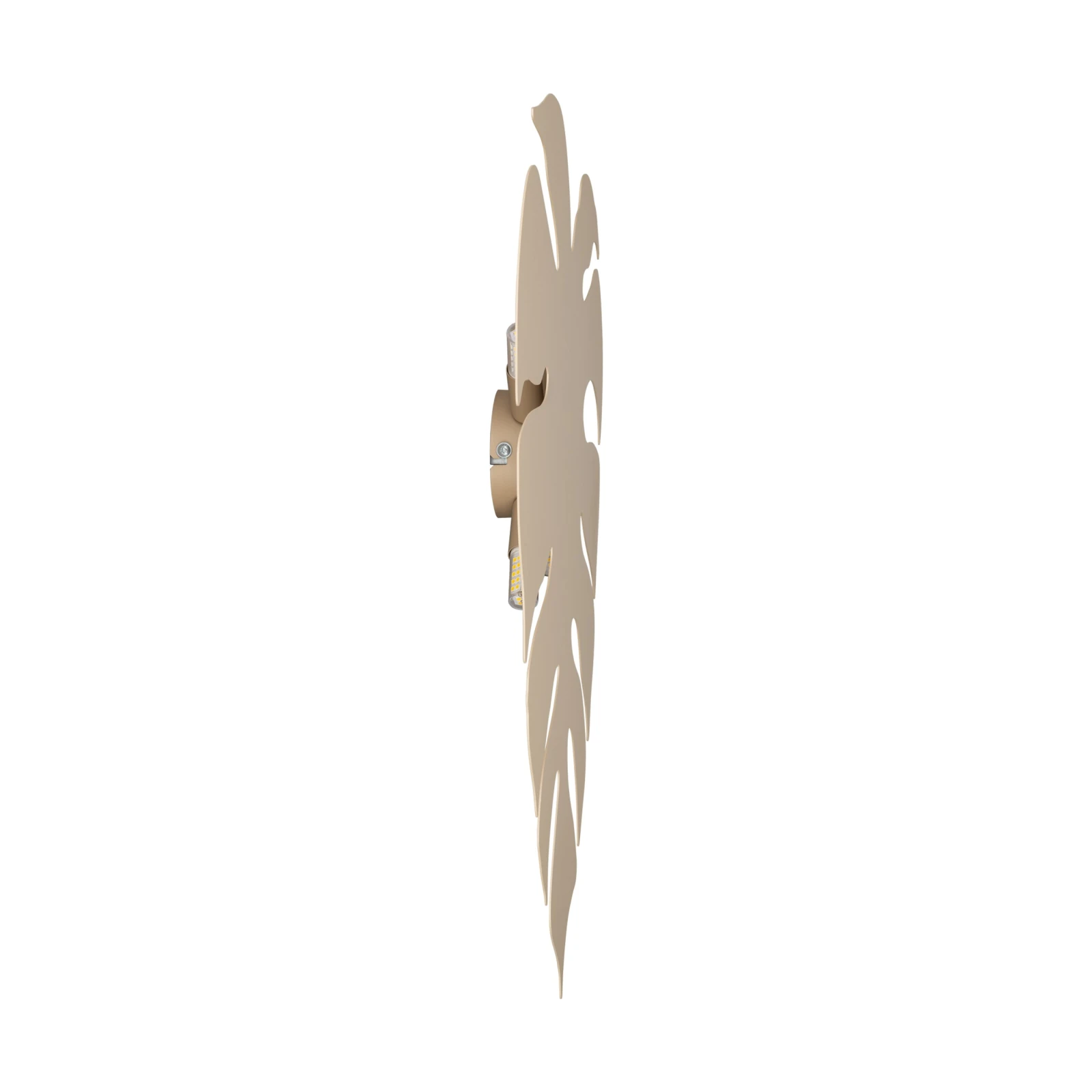 Wall light 4x8 W – XL leaf shape, beige, G9