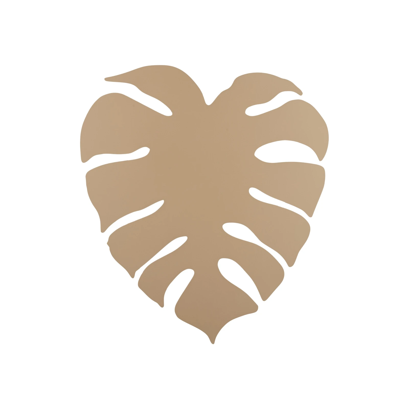 Wall light 4x8 W – XL leaf shape, beige, G9