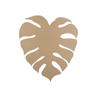 Wall light 4x8 W – XL leaf shape, beige, G9 - Image 2