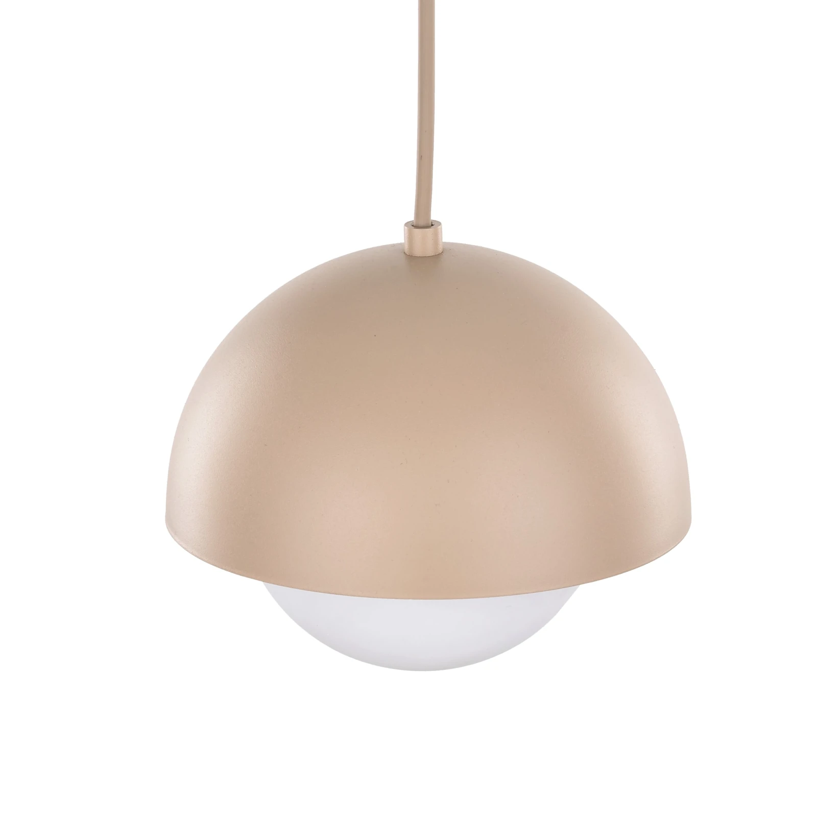 Pendant light 1x8 W – small cylinder, beige, G9