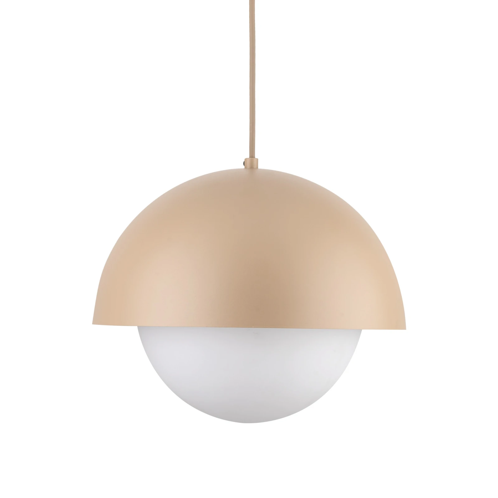 Pakabinamas šviestuvas BONO, vidutinis, 1x15 W, E27, smėlio spalvos