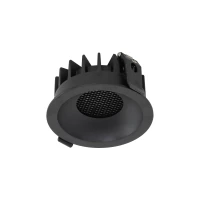 Recessed LED spotlight 18 W – round, black, CCT - Image 2