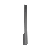 Outdoor LED wall light 12 W – linear, grey white, IP65 - Image 3