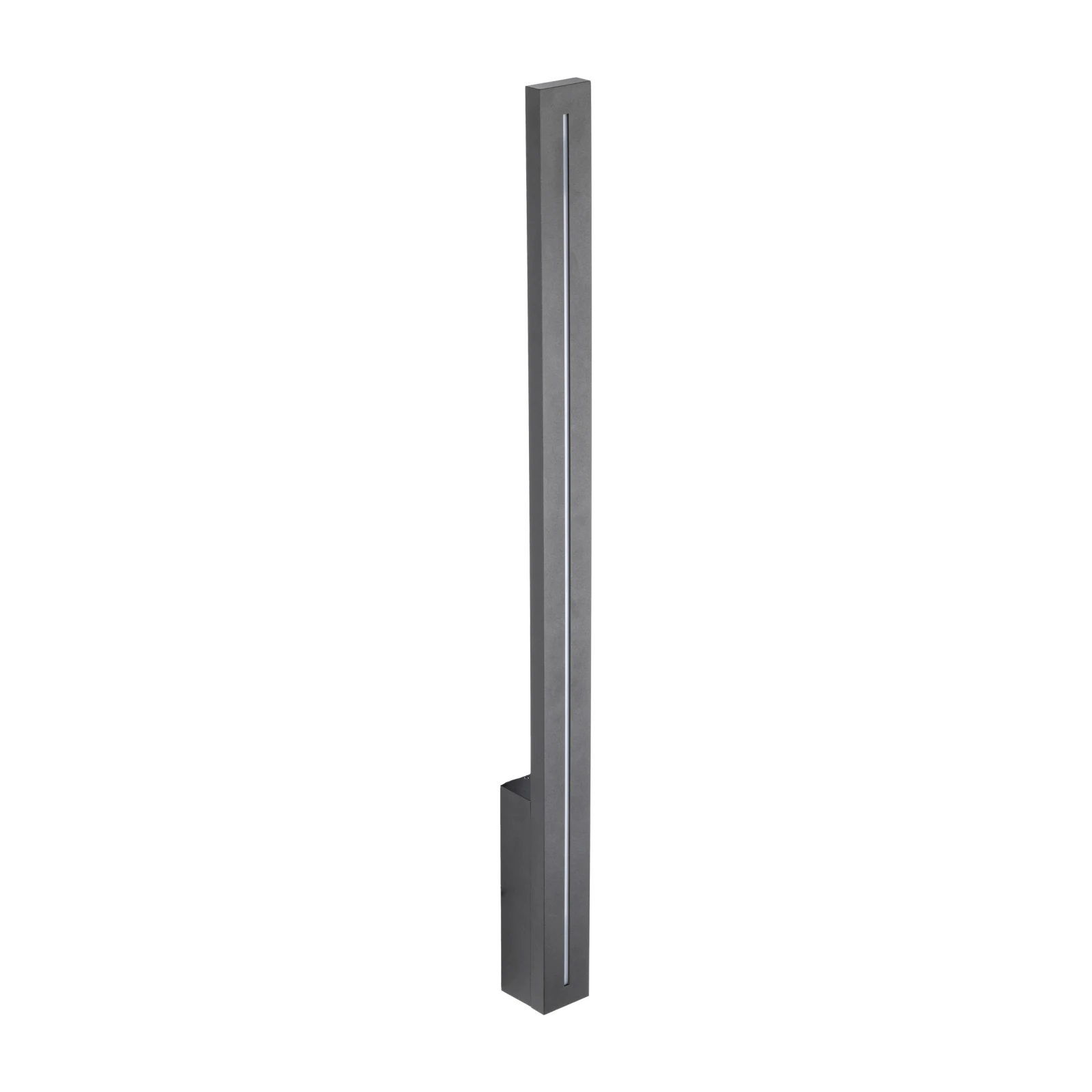 Outdoor LED wall light 12 W – linear, grey white, IP65