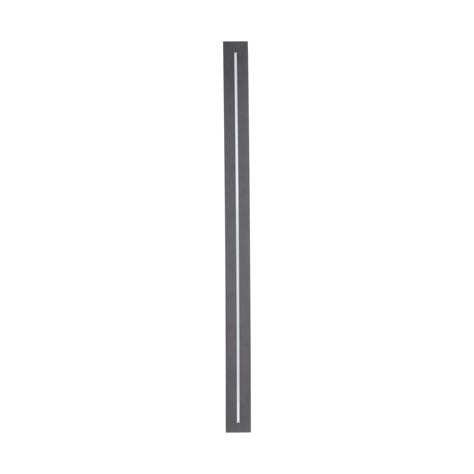 Outdoor LED wall light 12 W – linear, grey white, IP65