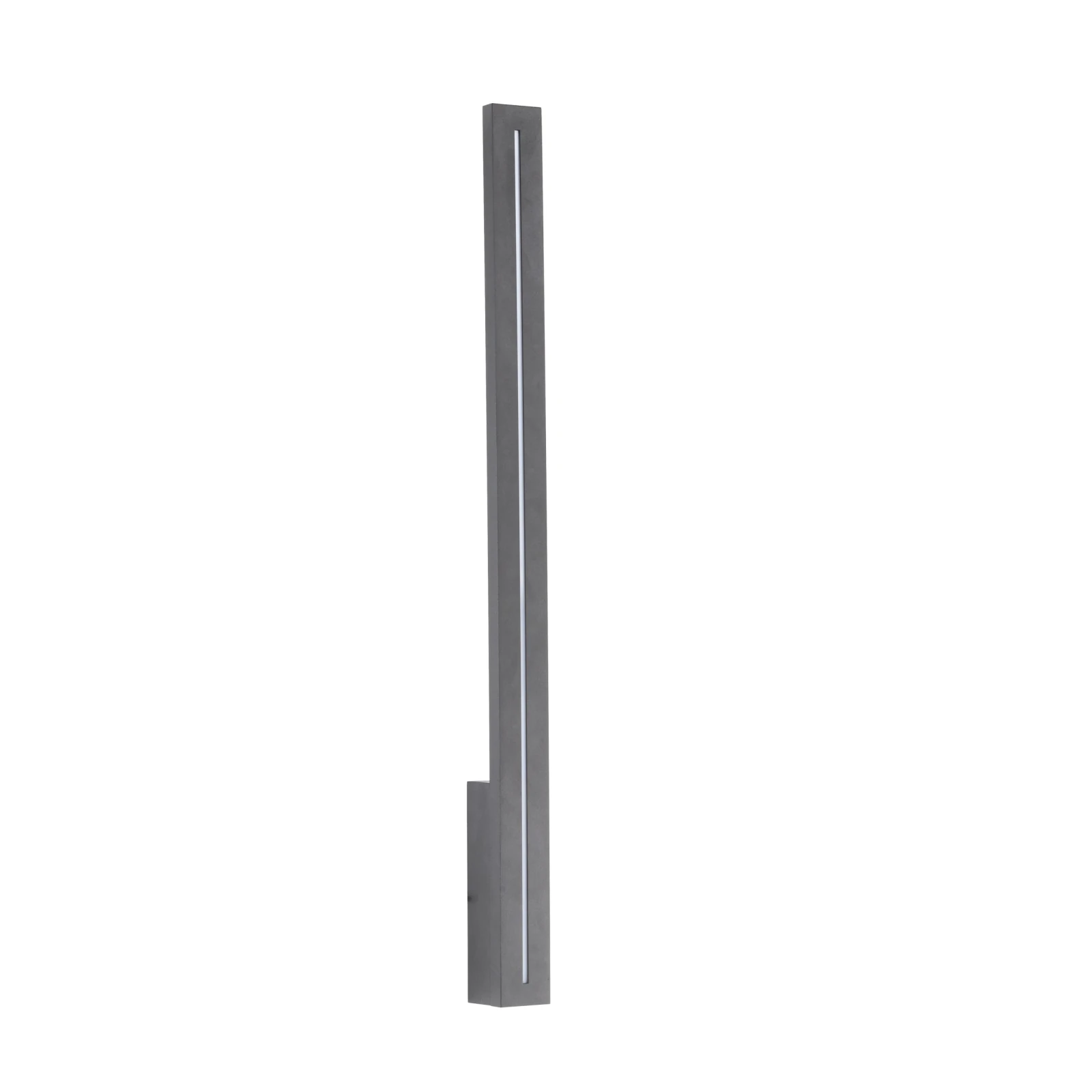 Outdoor LED wall light 12 W – linear, grey white, IP65