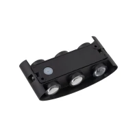 ARROW sieninis LED šviestuvas, 1 W, juodas, IP54 - Nuotrauka 4