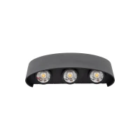 ARROW sieninis LED šviestuvas, 1 W, juodas, IP54 - Nuotrauka 8