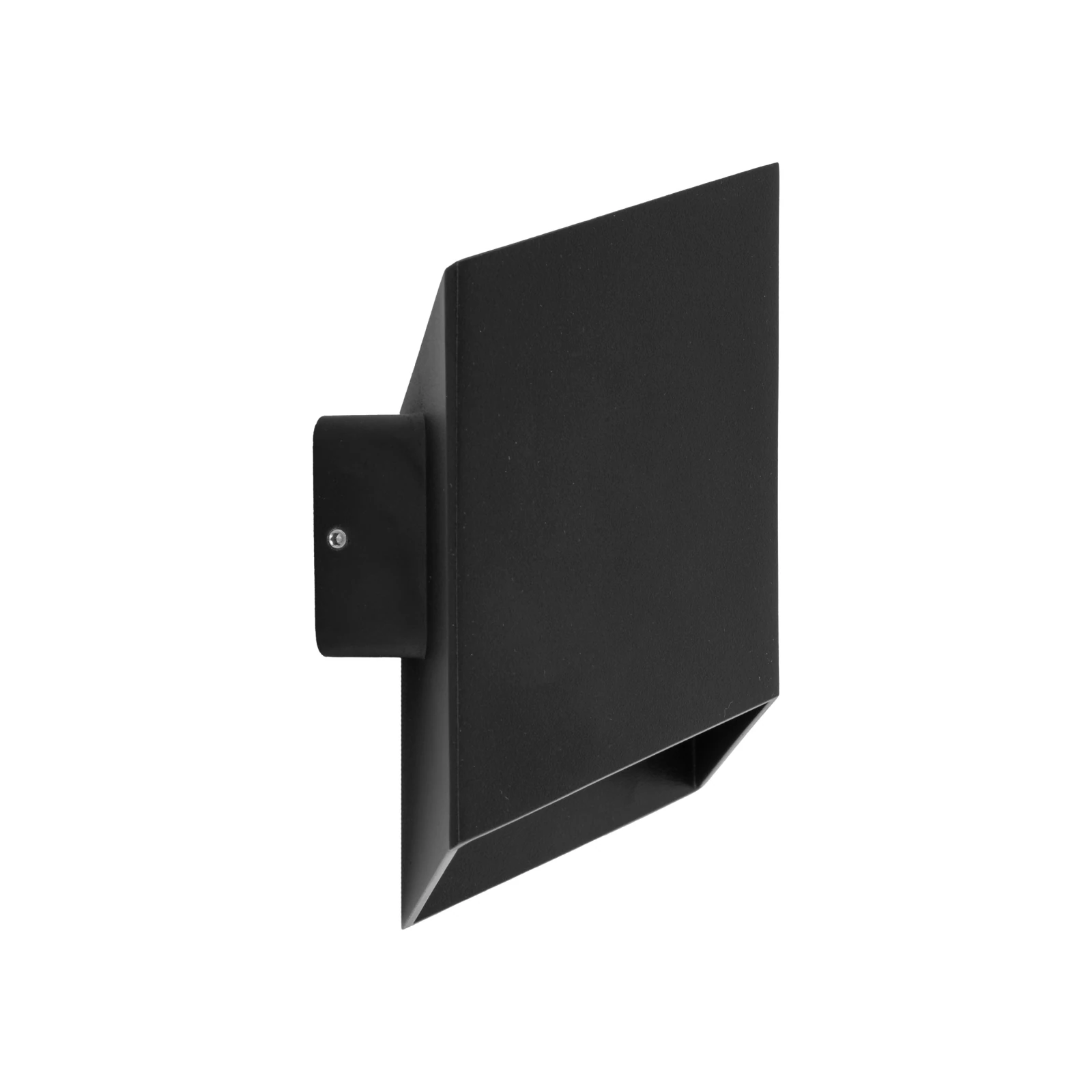 CUBE sieninis LED šviestuvas, 5 W, juodas, IP54