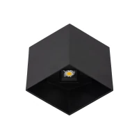 CUBE sieninis LED šviestuvas, 5 W, juodas, IP54 - Nuotrauka 8