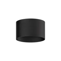 VERTO sieninis LED šviestuvas, 5 W, juodas, IP54 - Nuotrauka 2
