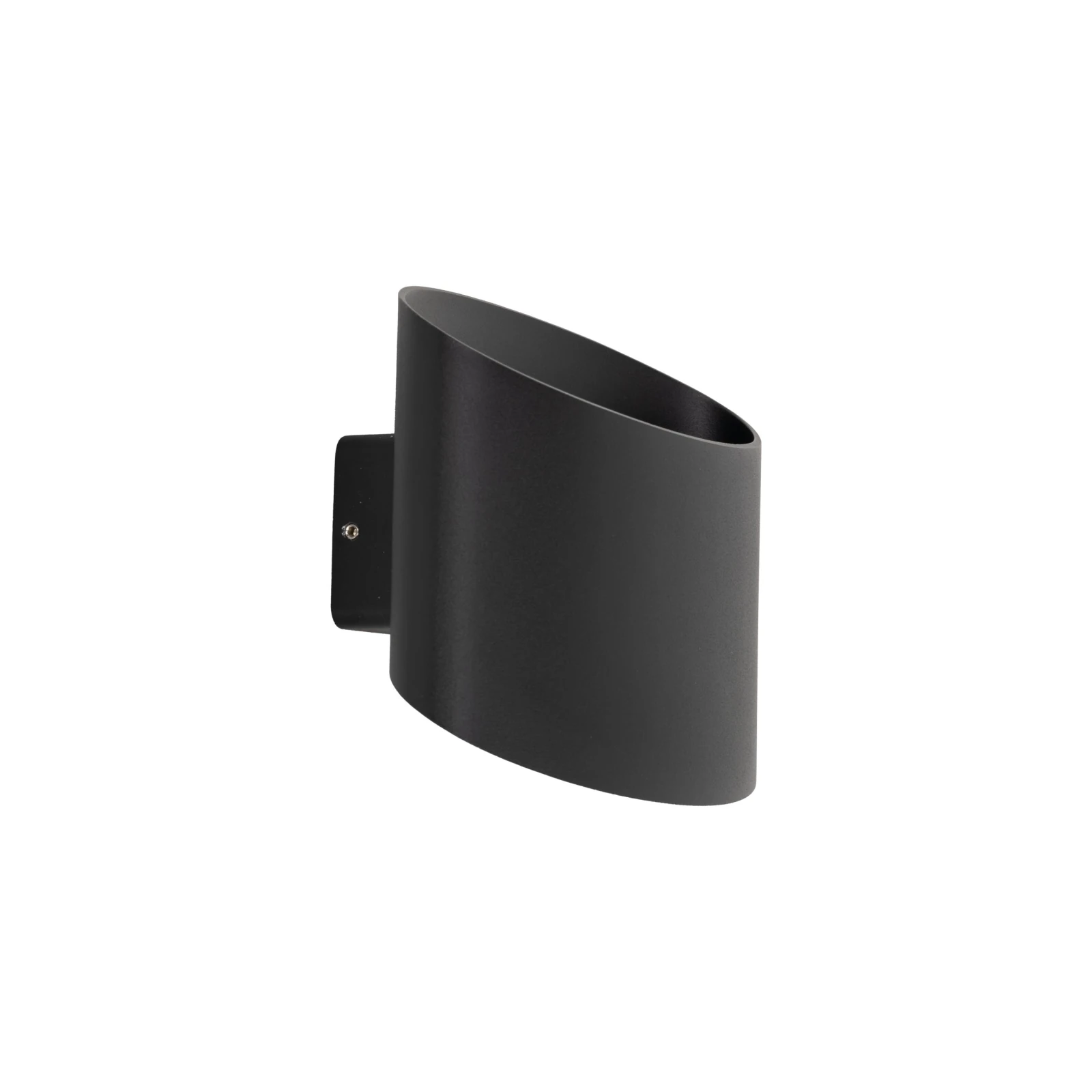 VERTO sieninis LED šviestuvas, 5 W, juodas, IP54