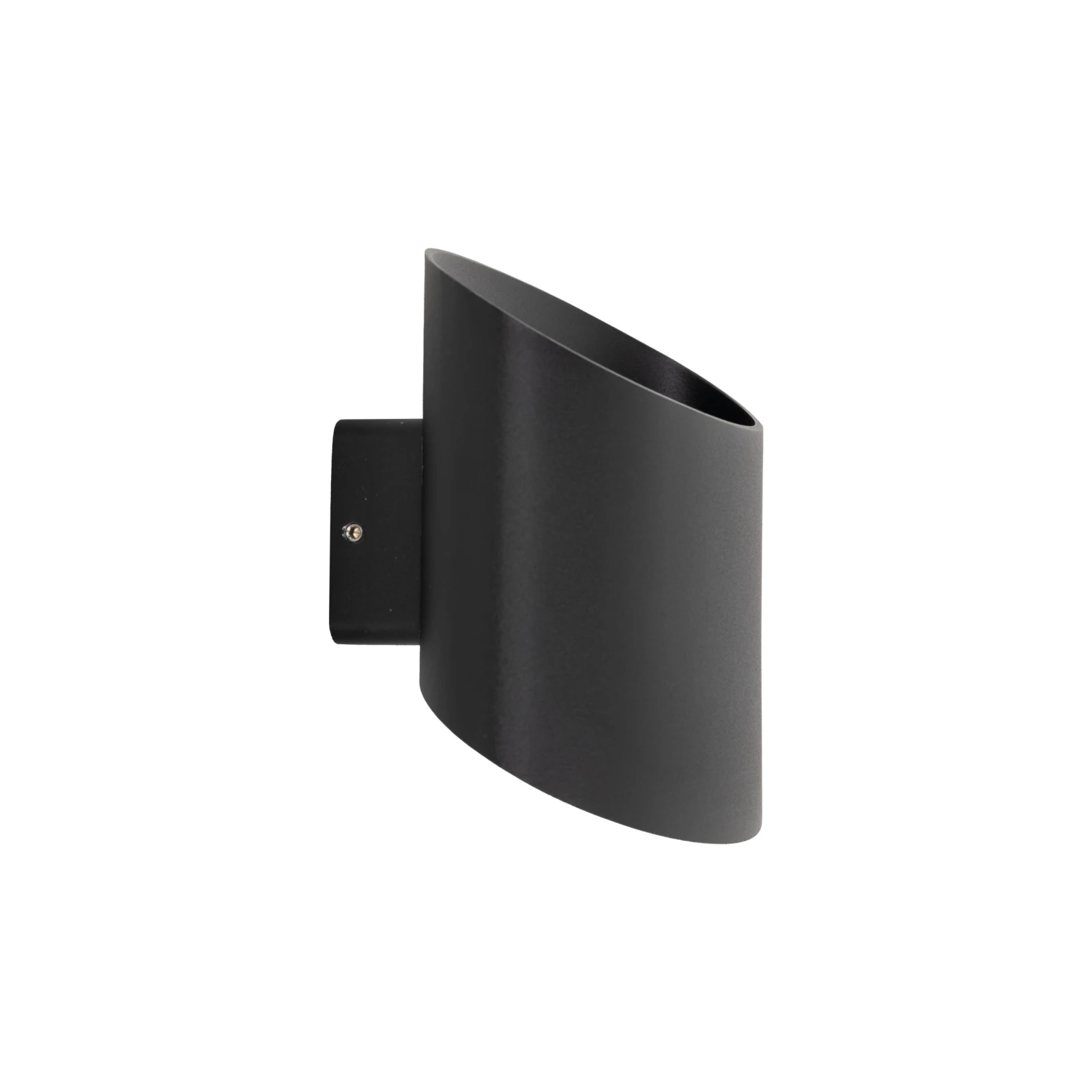 VERTO sieninis LED šviestuvas, 5 W, juodas, IP54