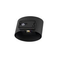 VERTO sieninis LED šviestuvas, 5 W, juodas, IP54 - Nuotrauka 9