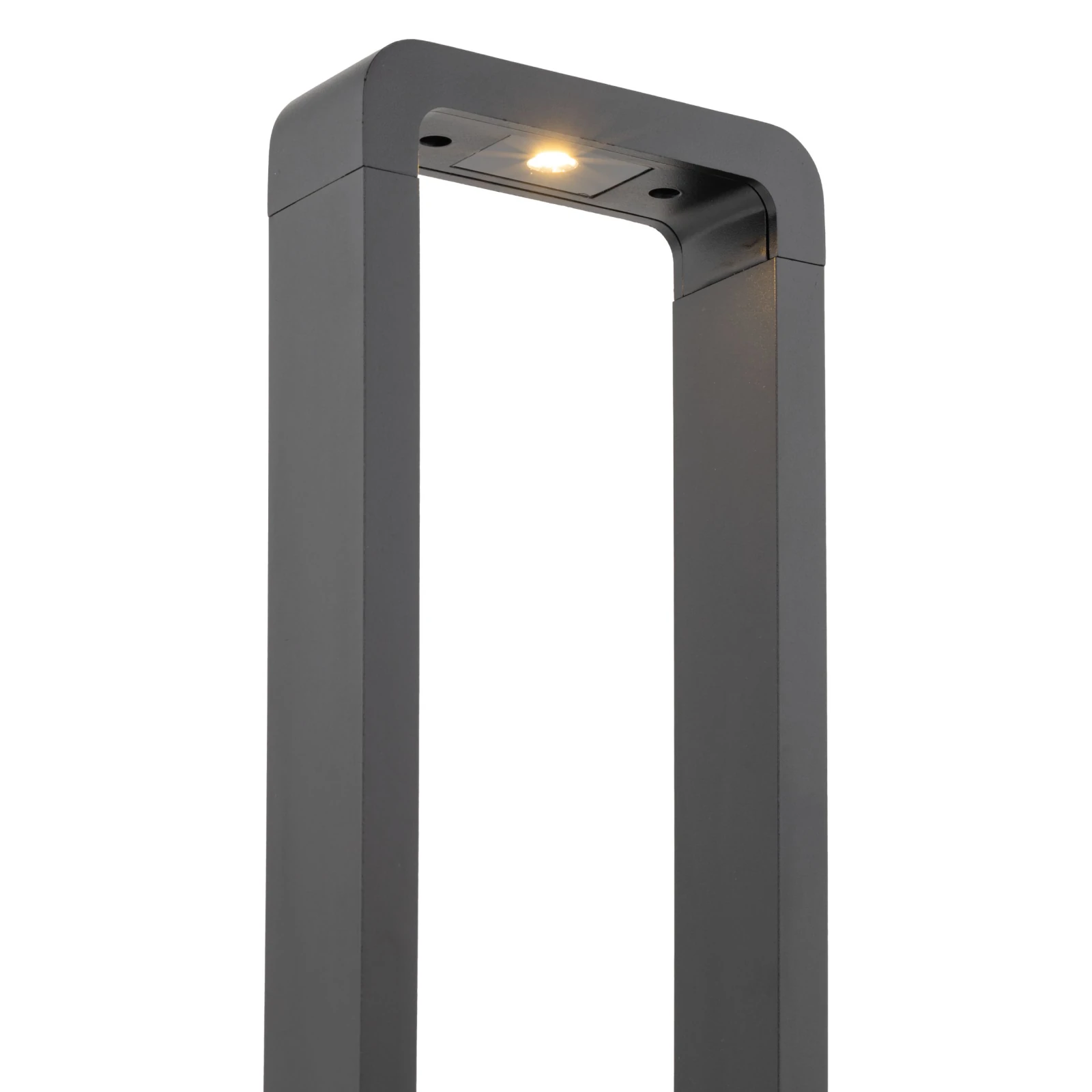 Outdoor floor lamp 10 W – black, IP54, warm LED