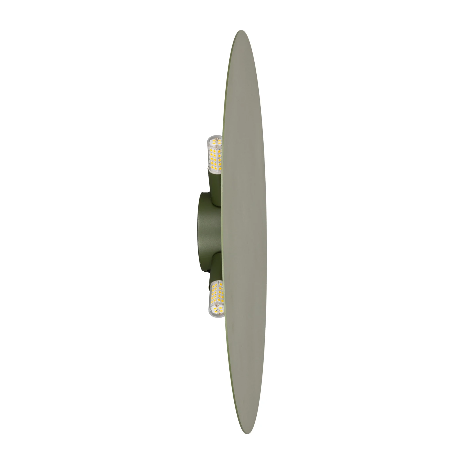 Wall light 40 cm – round, green, decorative glow