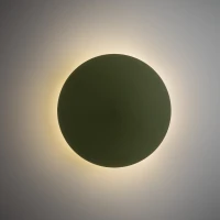 Wall light 40 cm – round, green, decorative glow - Image 6